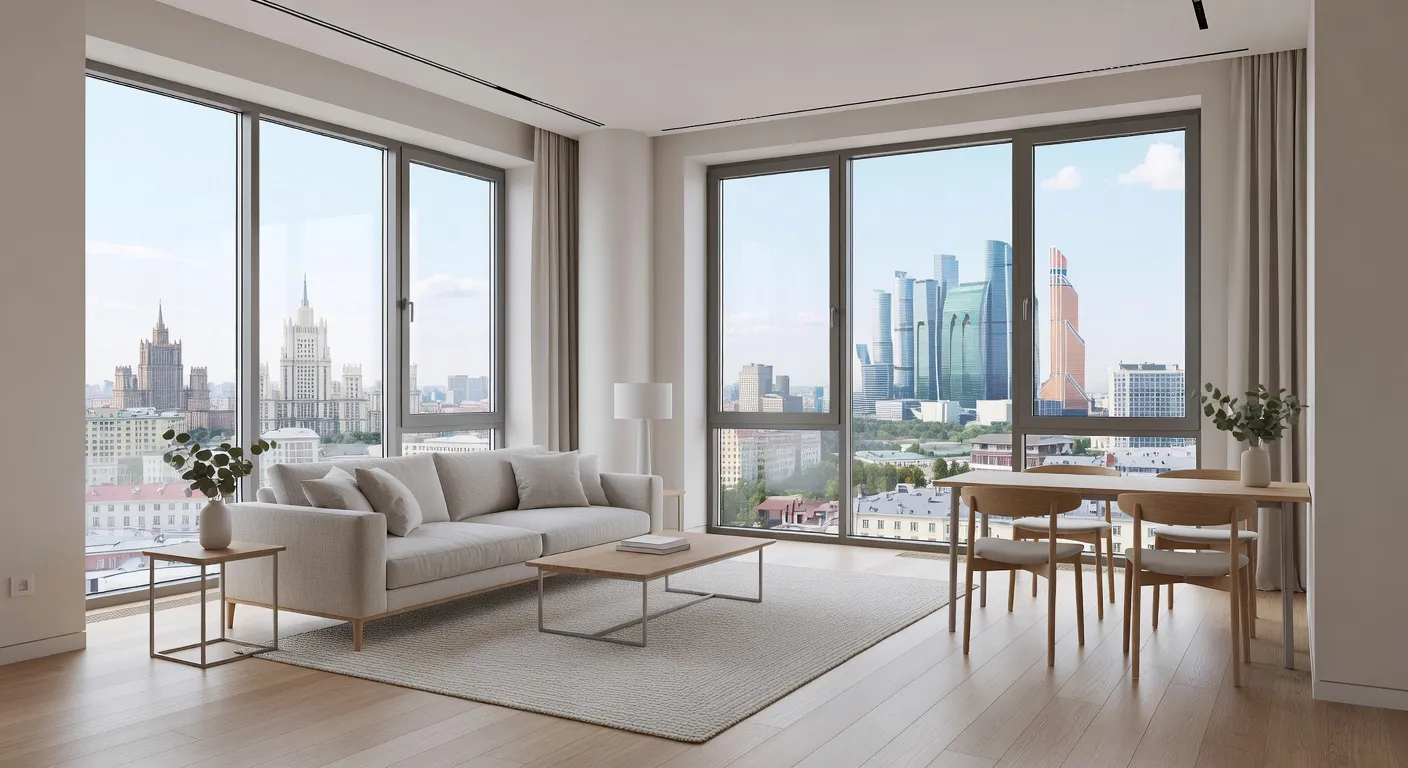 Modern furnished apartment in Moscow