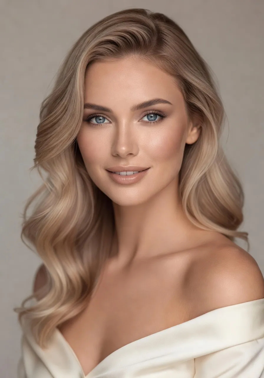 Portrait of beautiful Russian woman