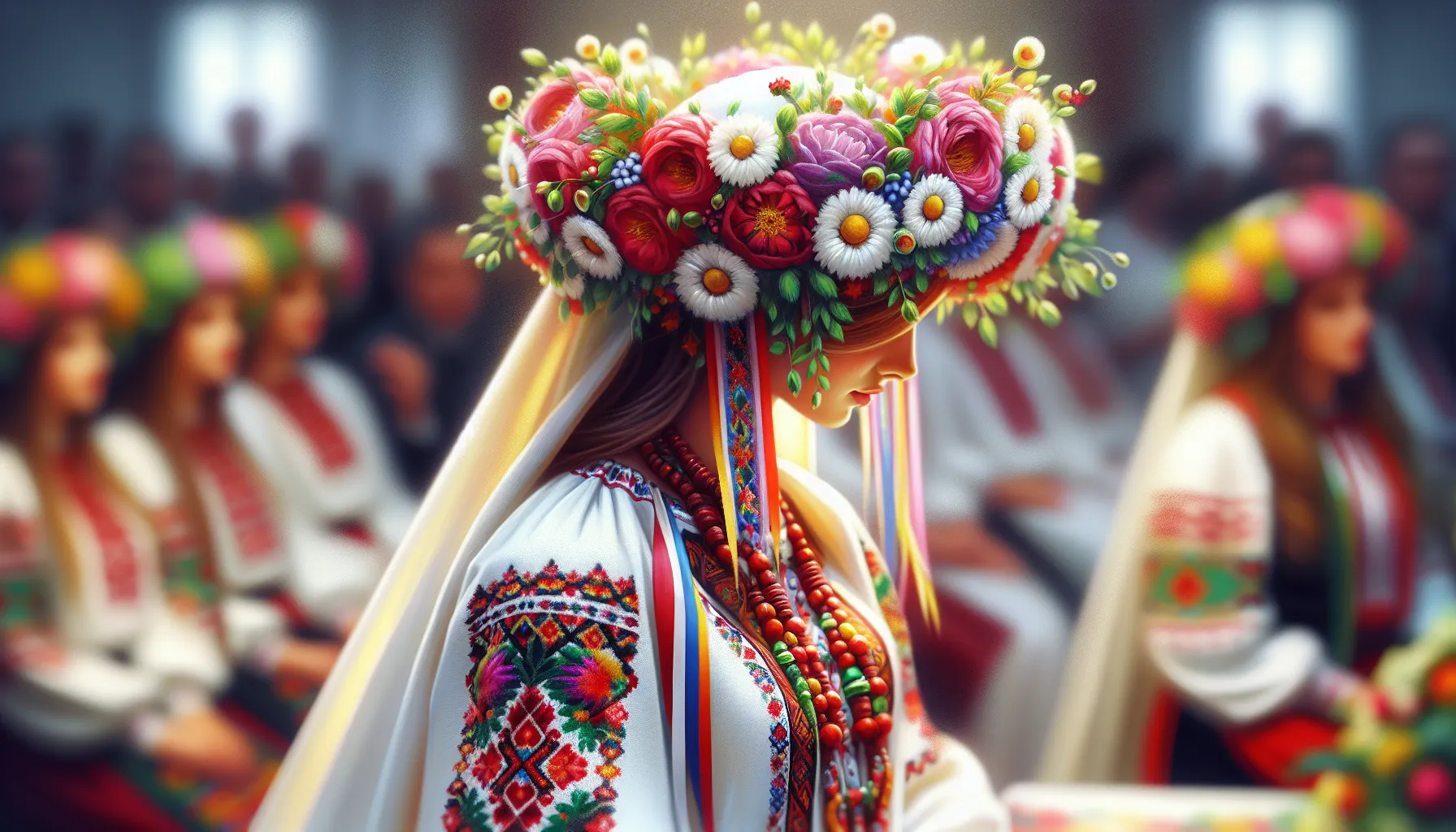 What is the Ukrainian wedding tradition?